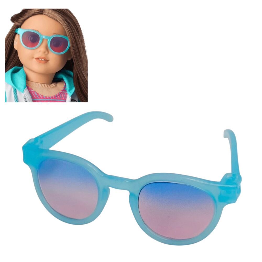 American Girl Joss Sunglasses Doll Meet Accessories Blue Purple Ombre Lens New